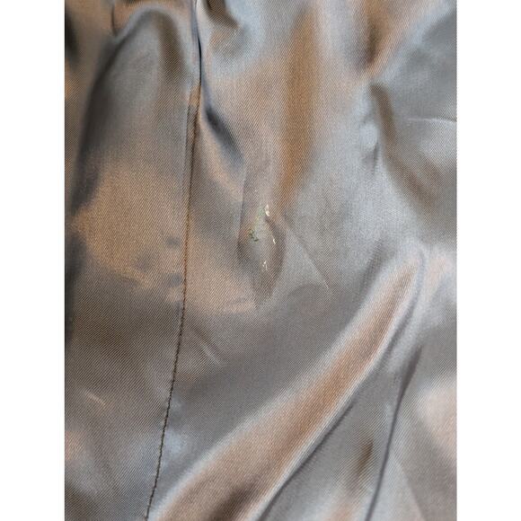 Stile Benetton Grey Textured Wool Blend Belted Wrap Coat - Size 40 (US 4/6) - Picture 8 of 14